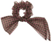 Thumbnail for your product : Fendi Silk Organza Bow Scrunchie