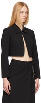 Thumbnail for your product : TheOpen Product Black Collared Cropped Jacket
