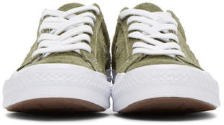Converse Khaki Suede One Star Sneakers