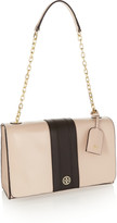 Thumbnail for your product : Tory Burch Robinson two-tone leather shoulder bag