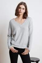 Thumbnail for your product : Velvet by Graham & Spencer PATIENCE BABY THERMAL KNIT V-NECK TOP