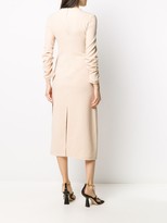 Thumbnail for your product : A.W.A.K.E. Mode Ruched Side-Slit Dress