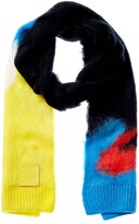 Thumbnail for your product : Loewe Intarsia Knit Wool & Mohair-Blend Scarf