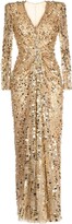 Thumbnail for your product : Jenny Packham Gazelle sequin-embellished gown