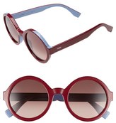 Thumbnail for your product : Fendi Women's 51Mm Round Sunglasses - Brown/ Green/ Azure