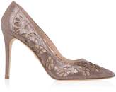 Thumbnail for your product : Elie Saab Metallic Leather Cutout Pumps