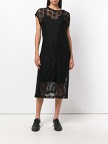 Thumbnail for your product : Comme Des Garçons Pre-Owned Asymmetric Sheer Lace Dress