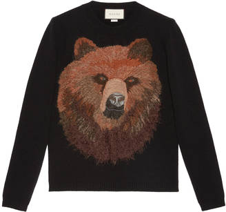 Gucci Wool sweater with bear