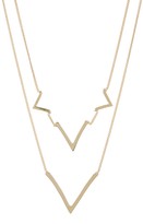 Thumbnail for your product : Jules Smith Designs Layered V Necklace