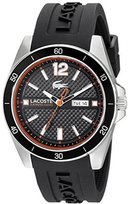 Lacoste Men's 2010799 Seattle Analog Display Japanese Quartz Black Watch