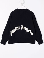Thumbnail for your product : Palm Angels Kids Logo-Print Jumper