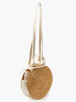 Thumbnail for your product : Muun Rosa G Round Straw Bag - Ivory Multi