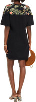 Thumbnail for your product : Rebecca Minkoff Floral-print Cotton-jersey Mini Dress
