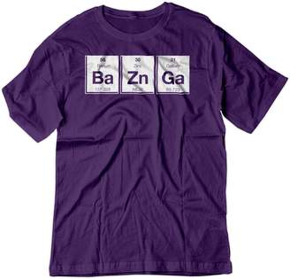 Theory BSW Men's Bazinga Periodic Table Big Bang Sheldon Cooper Shirt 4XL