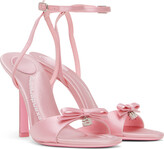 Thumbnail for your product : Alexander Wang Pink Dahlia 105 Bow Heeled Sandals