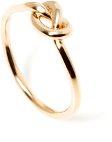 Thumbnail for your product : Ginette 18K Rose Gold Love Knot Ring