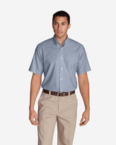 Thumbnail for your product : Eddie Bauer Men's Wrinkle-Free Relaxed Fit Short-Sleeve Oxford Cloth Shirt - Solid