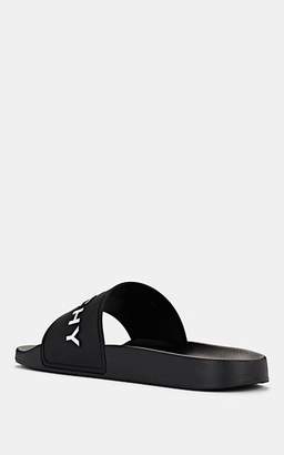 Givenchy Men's Logo Rubber Slide Sandals - Black