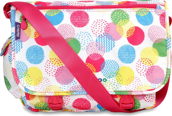 J World New York J World Womens Terry 15″ Messenger Bag for School and Travel, Speckle