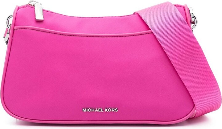 Michael Kors Jet Set Medium Convertible Pouchtte Crossbody Bag Pink