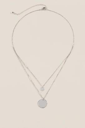 francesca's Anastasia Layered Coin Necklace - Silver