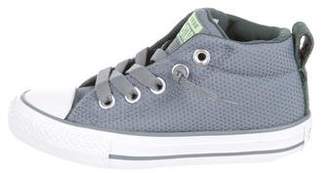 Converse Girls' Canvas Round-Toe Sneakers