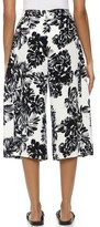 Thumbnail for your product : Rebecca Taylor Splashy Flower Print Culottes