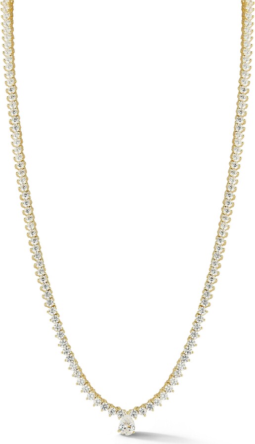 GLAZE JEWELRY Cubic Zirconia Tennis Necklace