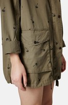 Thumbnail for your product : Topshop 'Oscar' Print Utility Jacket