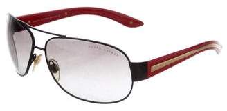 Ralph Lauren Black Label Aviator Tinted Sunglasses