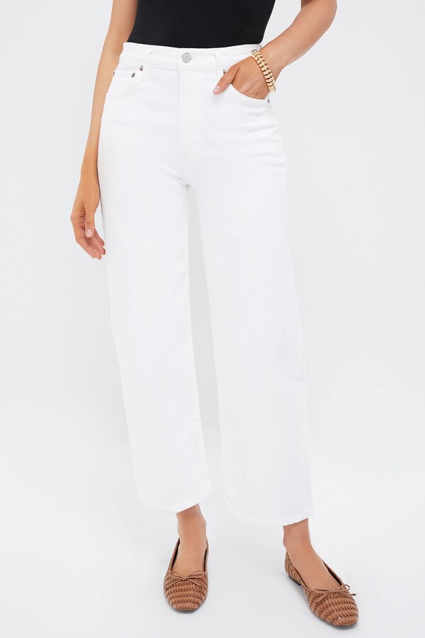 AGOLDE Sour Cream Harper Crop Jean