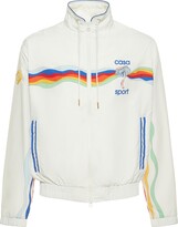 Thumbnail for your product : Casablanca Mind Vibrations print tech track jacket