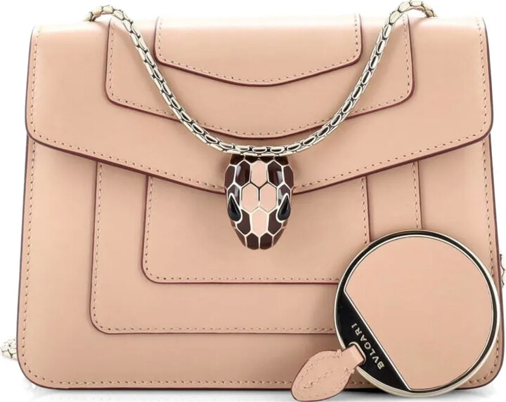 Bvlgari Pre-Owned Serpenti Forever Square Shoulder Bag Leather Small crossbody bag