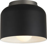 Thumbnail for your product : CB2 Bell Black Flush Mount Lamp