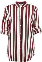 Thumbnail for your product : boohoo Striped Oversized Blouse