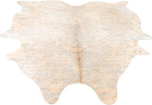 Isabelline Square Jack Light Brown and Silver Rug