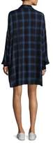 Thumbnail for your product : KENDALL + KYLIE Oversized Plaid Shirtdress