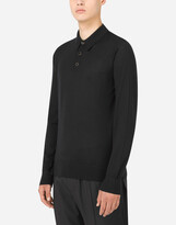Thumbnail for your product : Dolce & Gabbana Cashmere Polo-Style Sweater