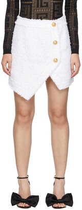Balmain White Women's Skirts | Shop the world's largest collection 