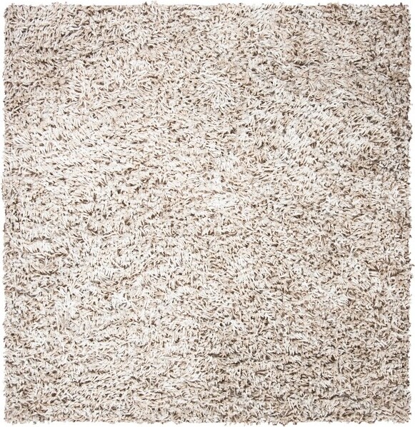 Safavieh RioShagSG960HandLoomedIndoorAreaRug-Beige/Ivory-6'x6'Square