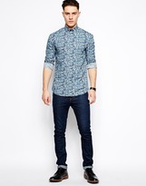 Thumbnail for your product : Selected Shirt With Floral Print