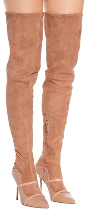 Malone Souliers Madison over-the-knee suede boots