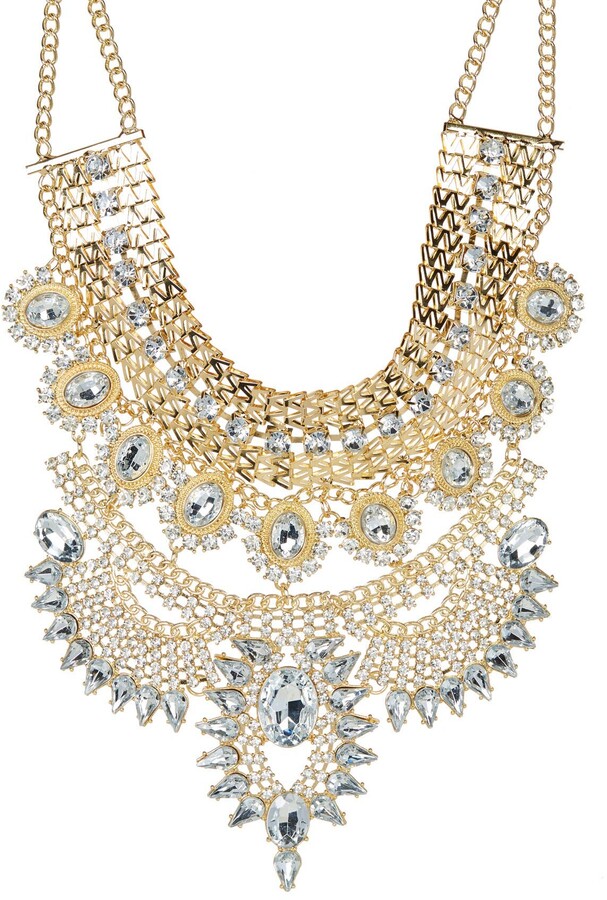 New Pendant Silver Gold Chain ChokeHeart Statement Bib Necklace Jewelry Charm