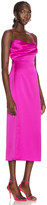 Thumbnail for your product : Rasario Midi Slip Dress in Pink | FWRD