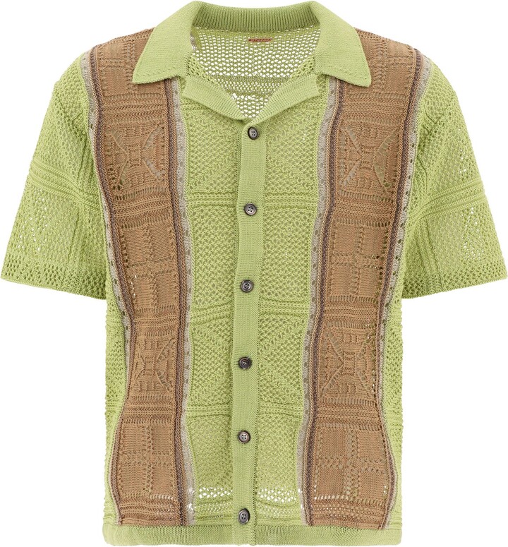 kapital 12G クロッシェニット テネシーアロハポロ 12G クロッシェ