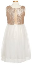 Thumbnail for your product : Fishbowl Be Bop Sleeveless Tulle Dress (Big Girls)