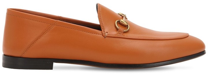 gucci 10mm brixton leather loafer