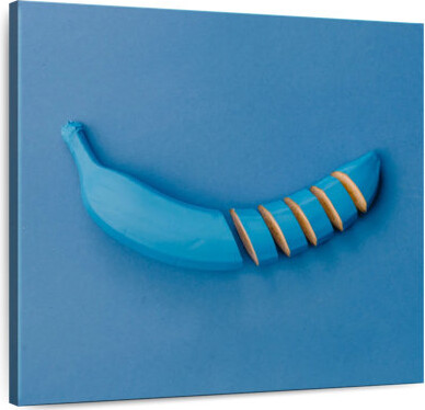 Ebern Designs Yarlin Sliced Blue Banana