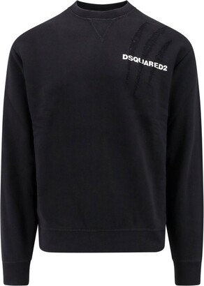 ★Dsquared2★Dsquared2 Brushed Fleece Relax Fit Sweatshirt★ DSQUARED2 DSQUARED2 BRUSHED FLEECE RELAX FIT SWEATSHIRT