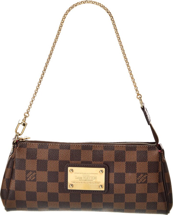 Louis Vuitton Damier Ebene Canvas Eva (Authentic Pre-Owned) - ShopStyle  Shoulder Bags